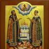 A család ortodox mecénásai Milyen ikon a család védőnője