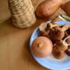 Patate con funghi chiodini, fritte in padella